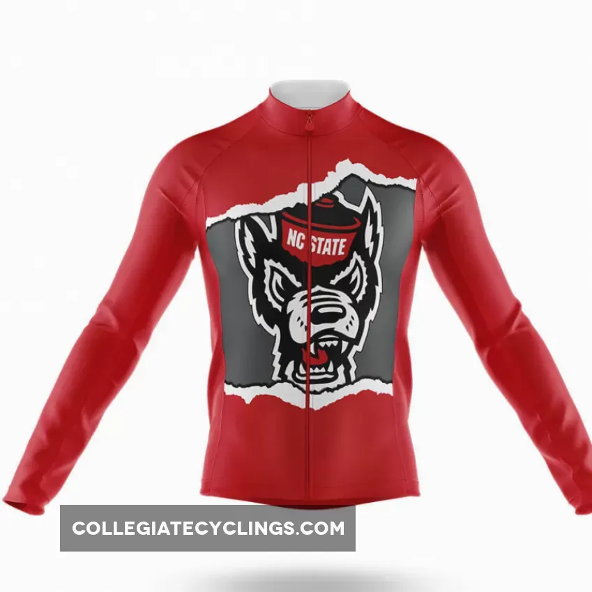 North Carolina State University Long Sleeve Cycling Jersey