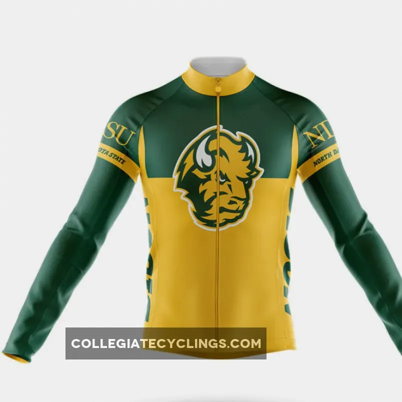 North Dakota State University Long Sleeve Cycling Jersey Ver.2