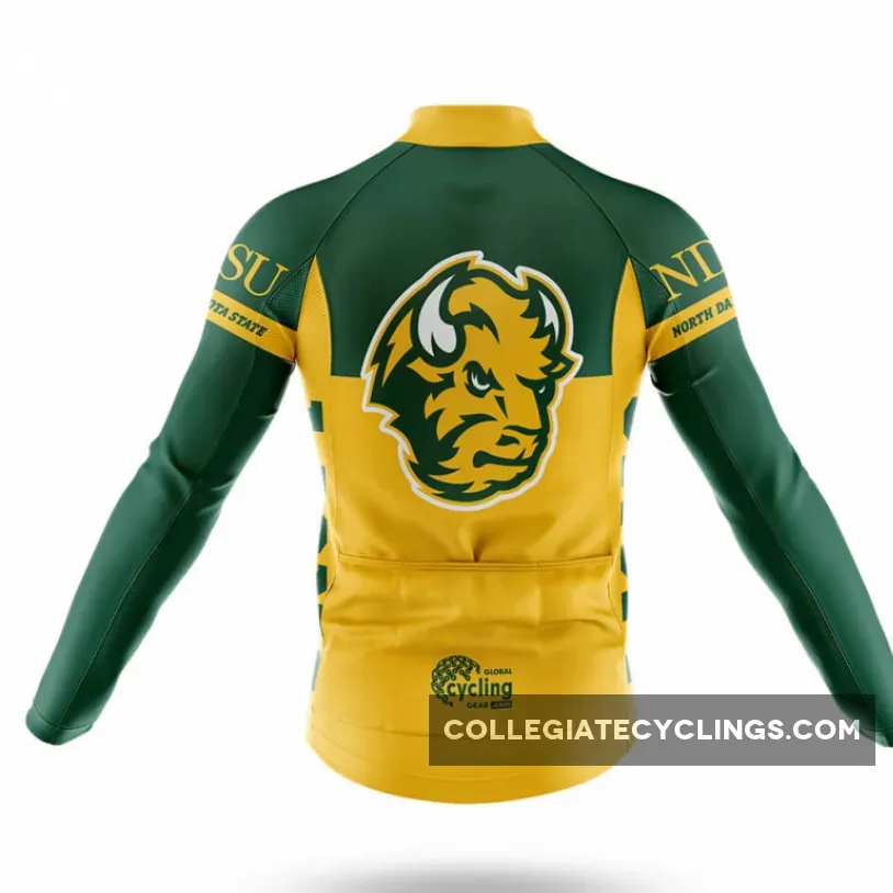 North Dakota State University Long Sleeve Cycling Jersey Ver.2 North Dakota State University Long Sleeve Cycling Jersey Ver.2