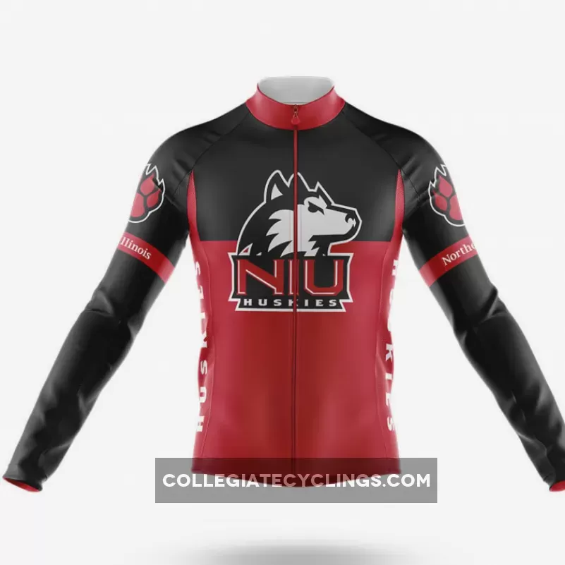 Northern Illinois University Long Sleeve Cycling Jersey Ver.2