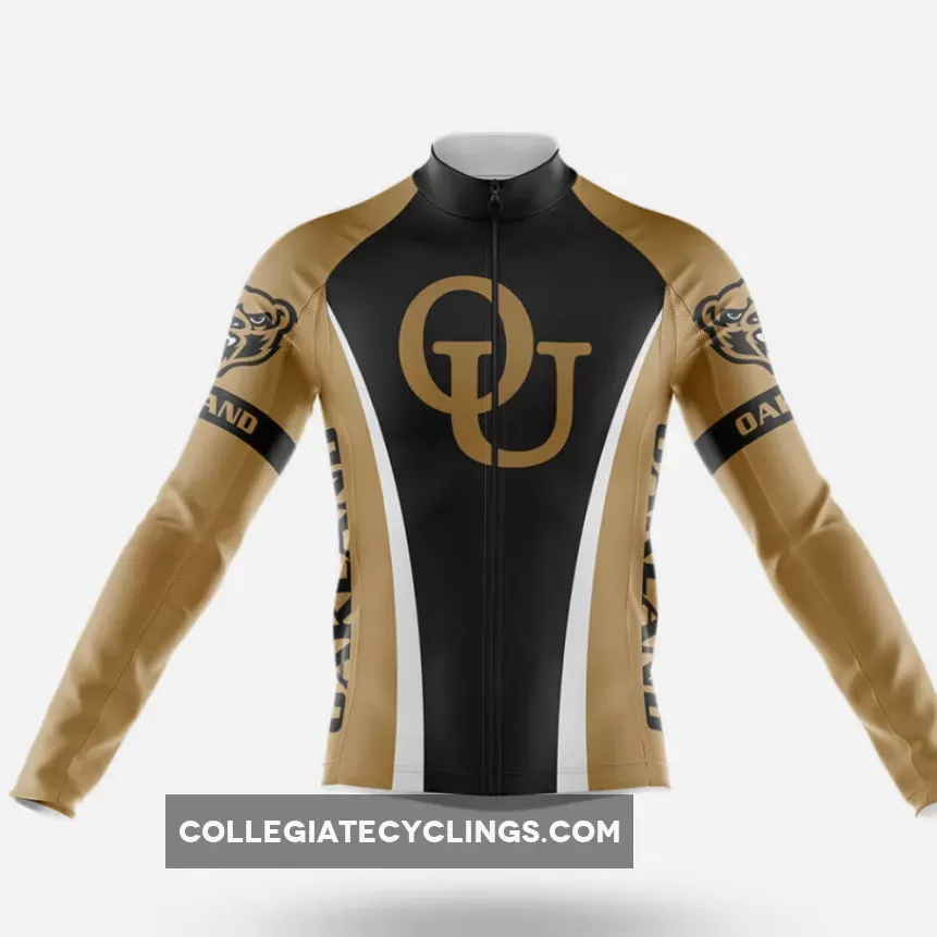 Oakland University Long Sleeve Cycling Jersey