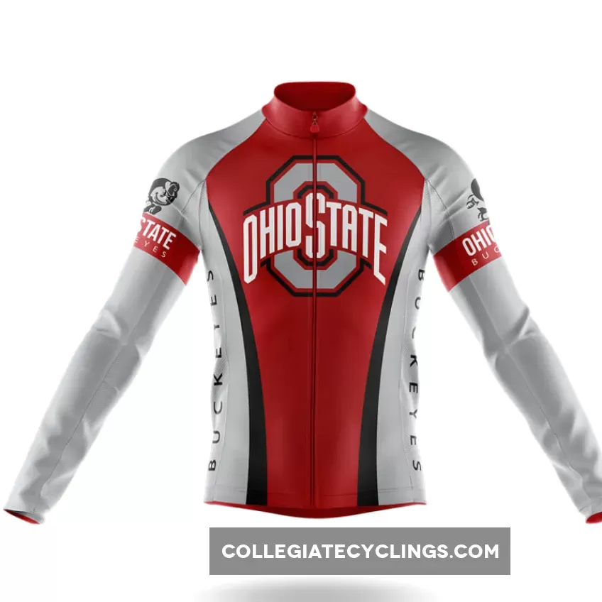 Ohio State Long Sleeve Cycling Jersey
