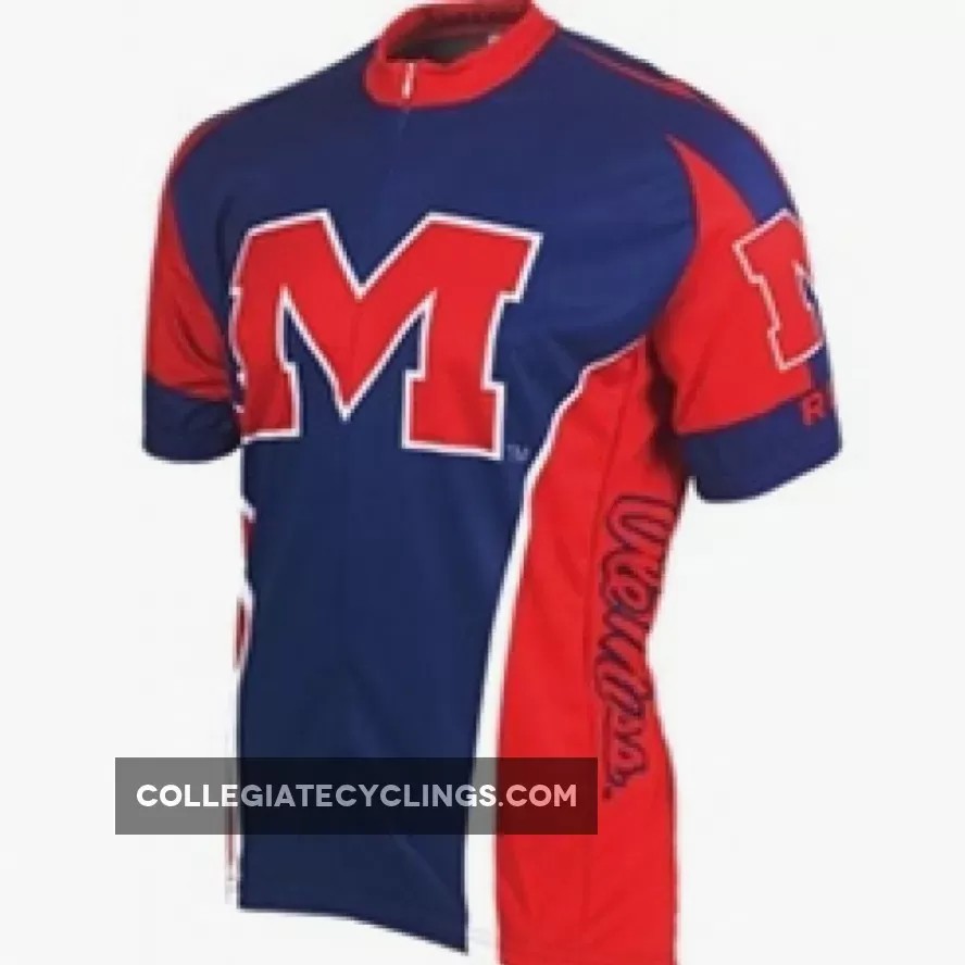 Ole Miss University of Mississippi Rebels Cycling Short Sleeve Jersey