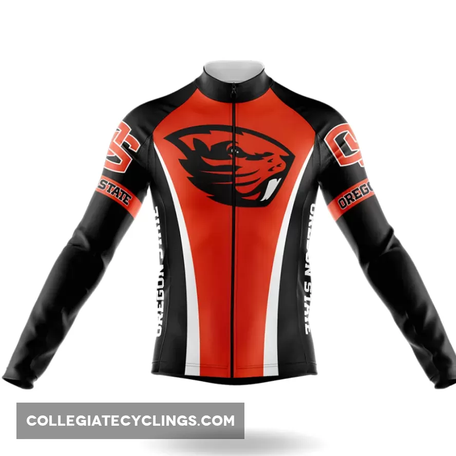 Oregon State University Long Sleeve Cycling Jersey
