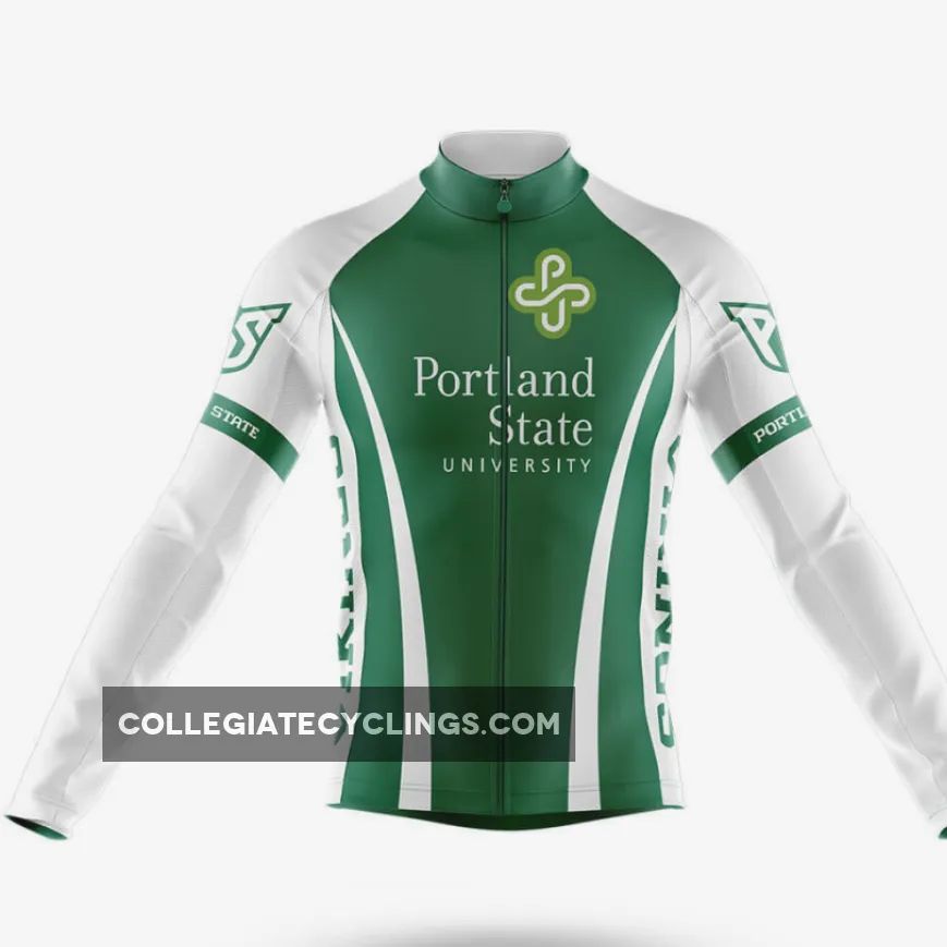 Portland State University Long Sleeve Cycling Jersey