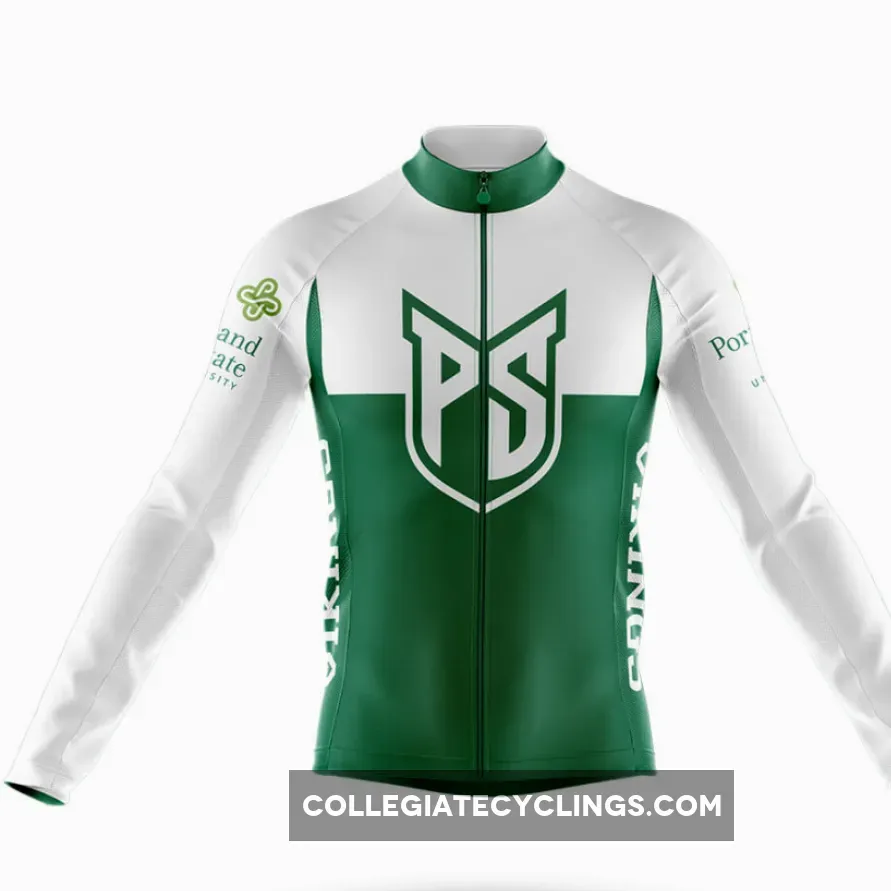 Portland State University Long Sleeve Cycling Jersey Ver.2