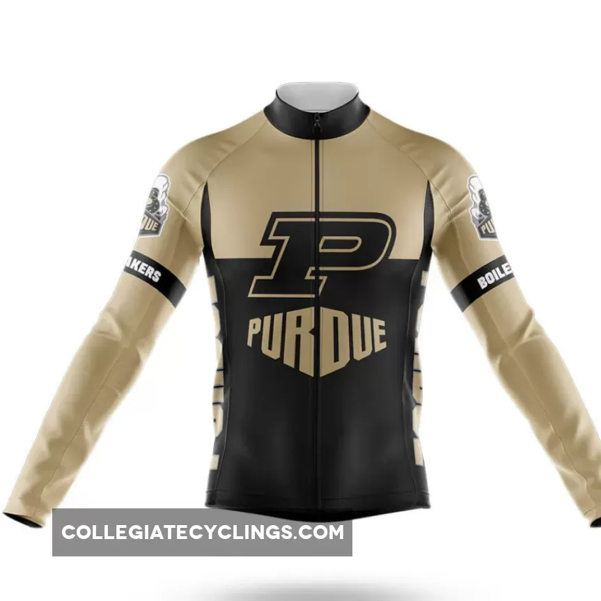 Purdue University Long Sleeve Cycling Jersey Ver.2