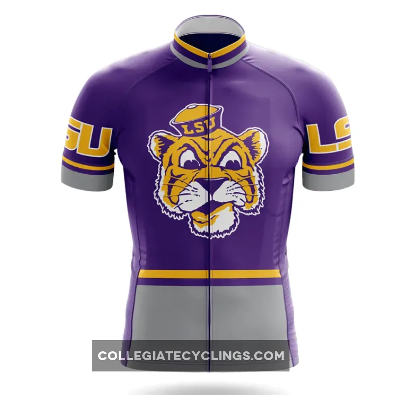 Retro LSU Cycling Jersey