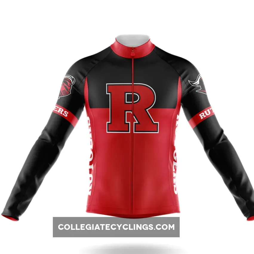 Rutgers University Long Sleeve Cycling Jersey Ver.2