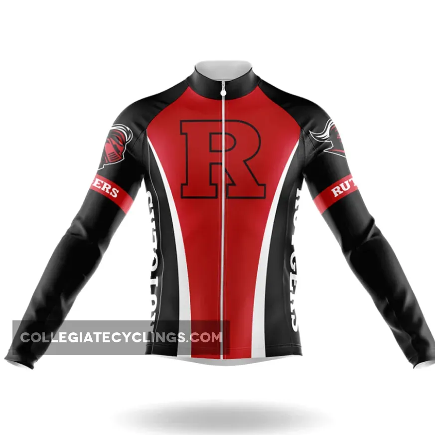 Rutgers University Long Sleeve Cycling Jersey
