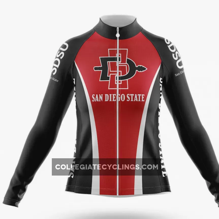 San Diego State University - Women's Long Sleeve Cycling Jersey