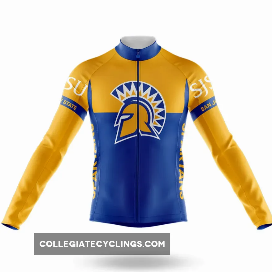 San José State University Long Sleeve Cycling Jersey Ver.2