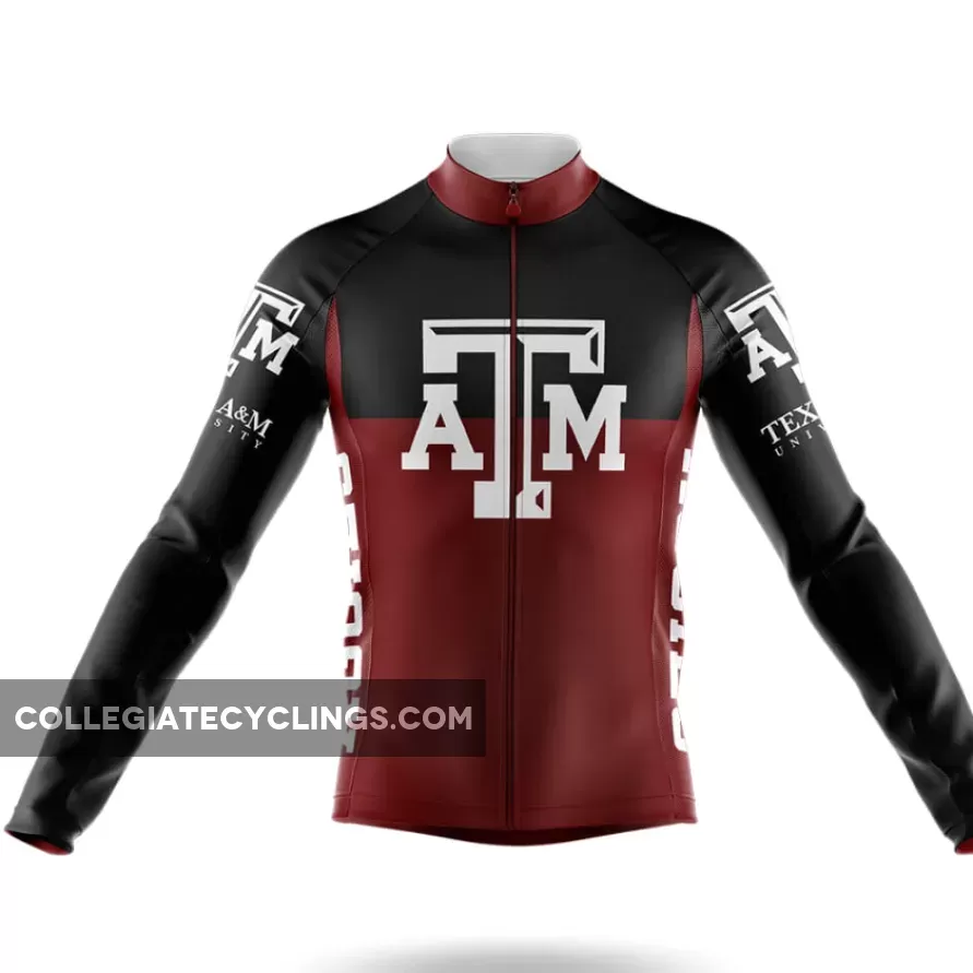 Texas A&M Long Sleeve Cycling Jersey Ver.2