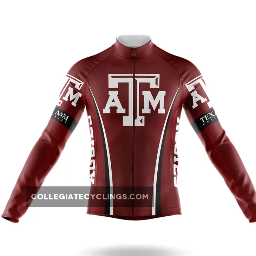 Texas A&M Long Sleeve Cycling Jersey