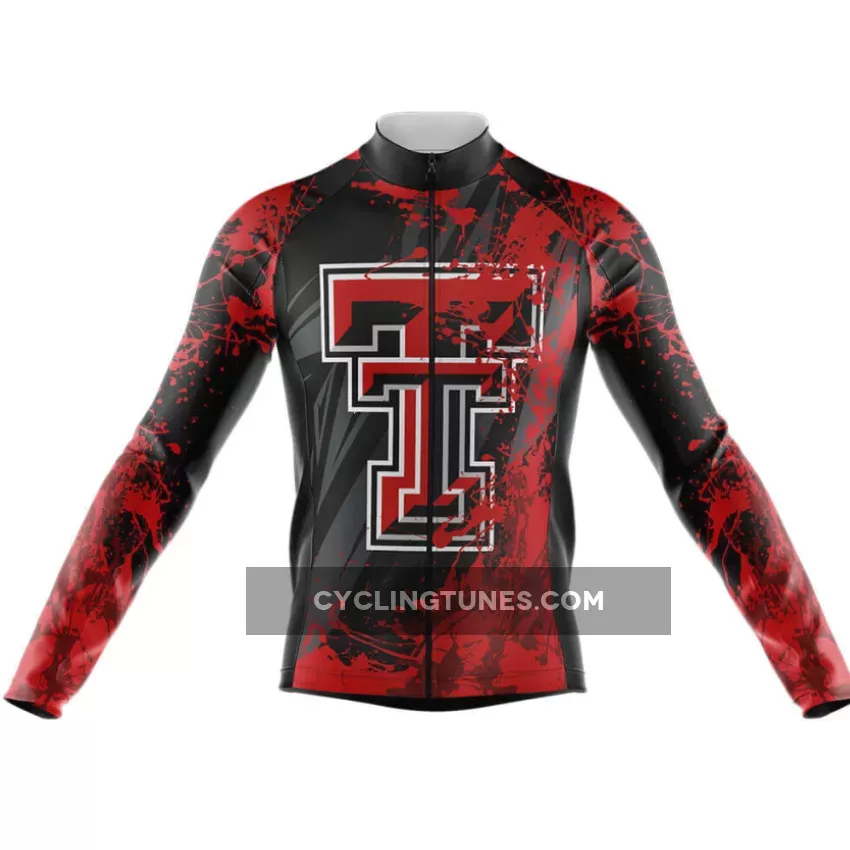 Texas Tech University Long Sleeve Cycling Jersey