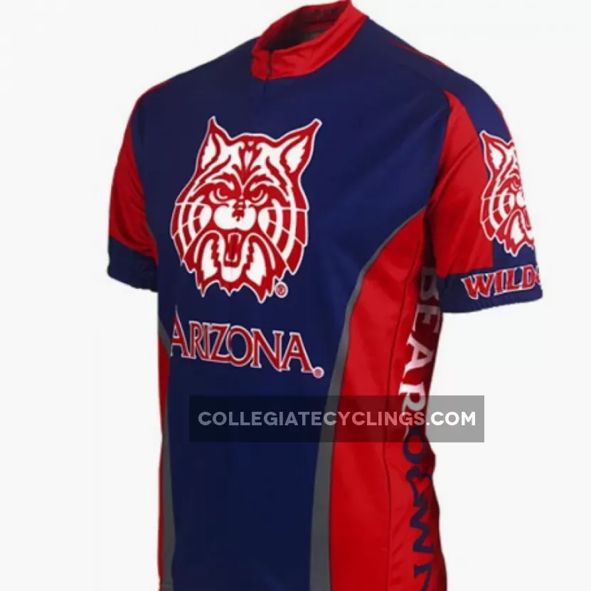 U of A, UA University of Arizona Wildcats Blue Cycling Jersey
