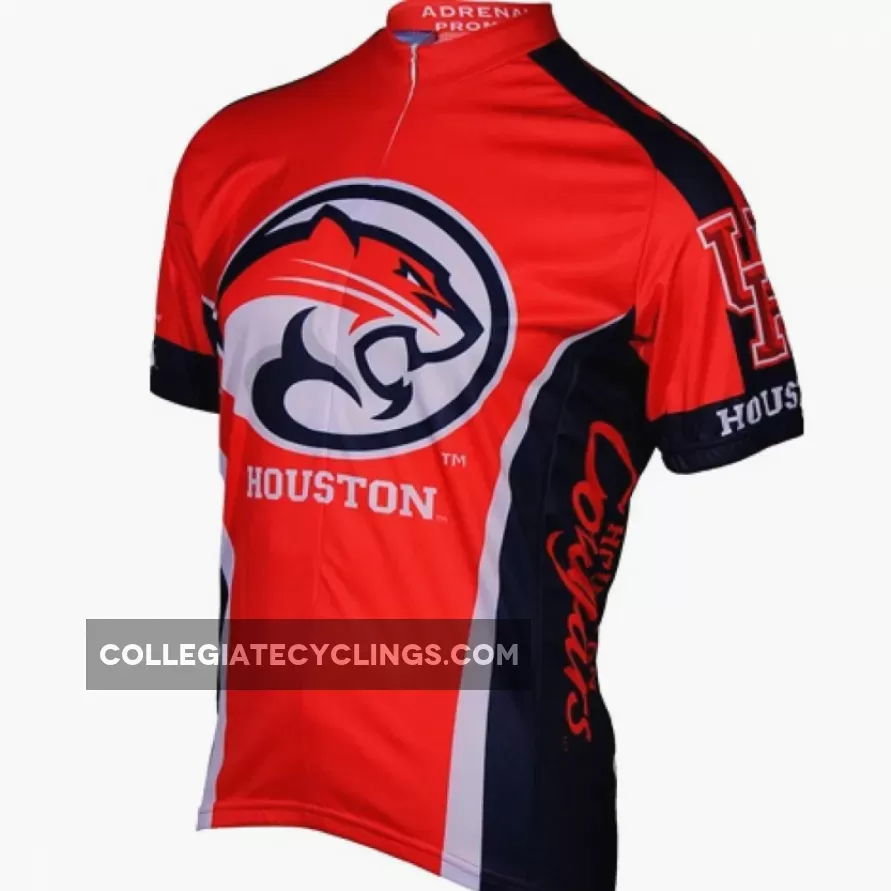 UH University of Houston Cougars Cycling Short Sleeve Jersey