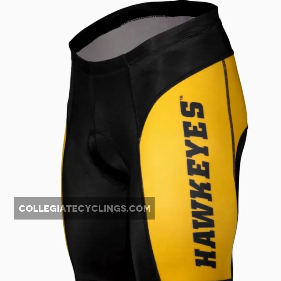 UI Iowa University Hawkeyes Cycling Shorts