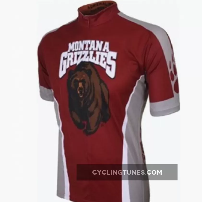 UM University of Montana Grizzlies Cycling Short Sleeve Jersey