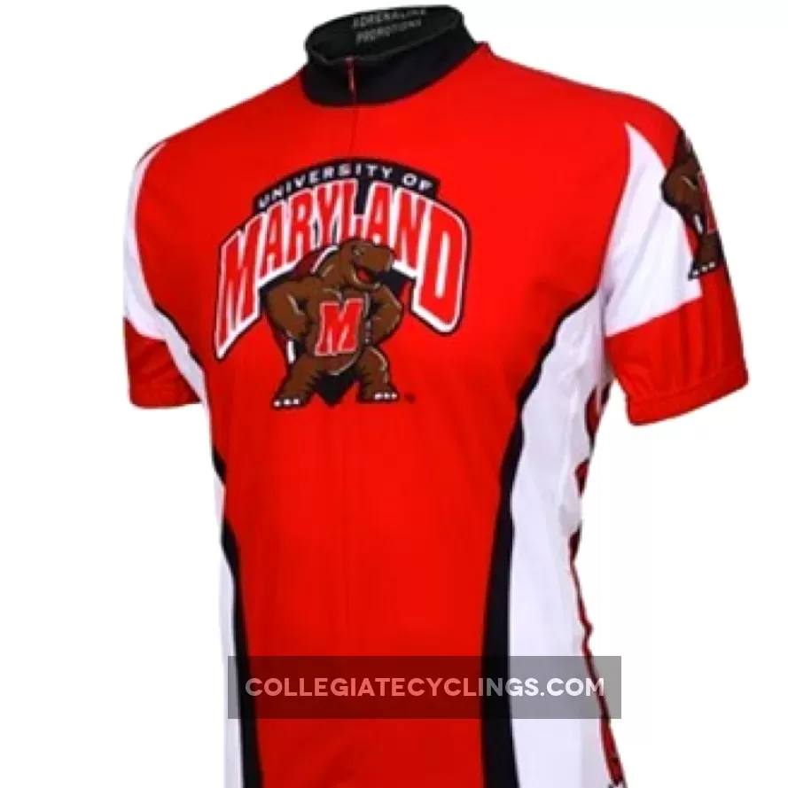 UMD University of Maryland Terrapins Cycling Short Sleeve Jersey