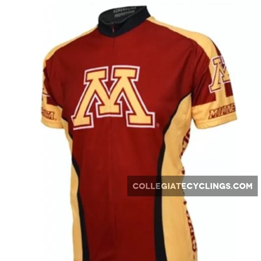 UMN University of Minnesota Gophers Cycling Short Sleeve Jersey