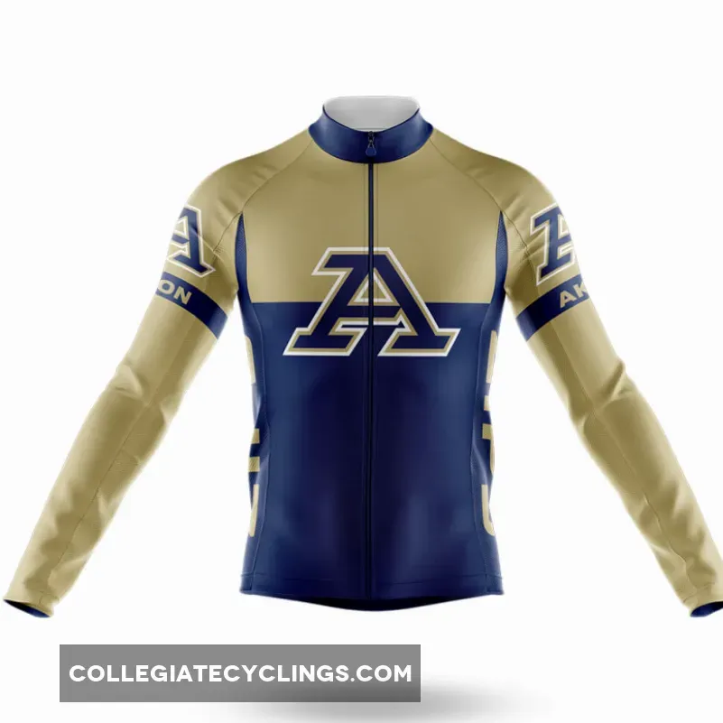 University of Akron Long Sleeve Cycling Jersey Ver.2