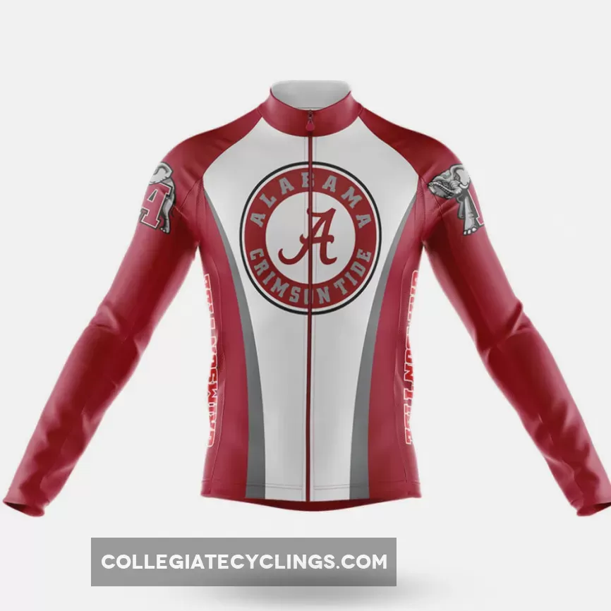 University of Alabama Long Sleeve Cycling Jersey