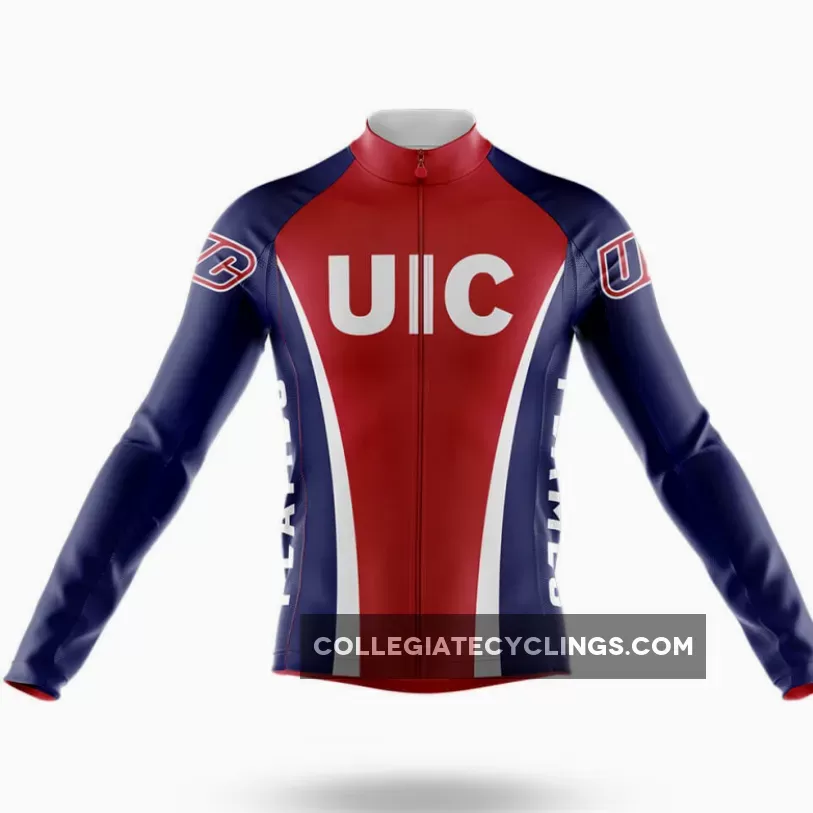 University of Illinois Chicago Long Sleeve Cycling Jersey