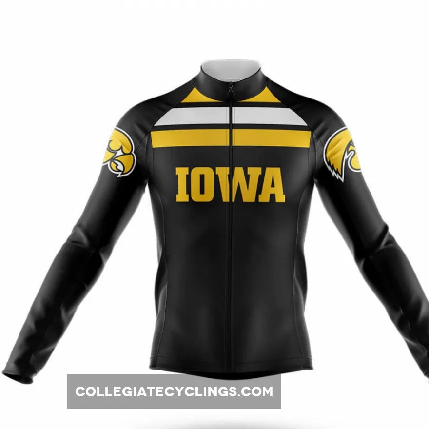 University of Iowa Long Sleeve Cycling Jersey Ver.3
