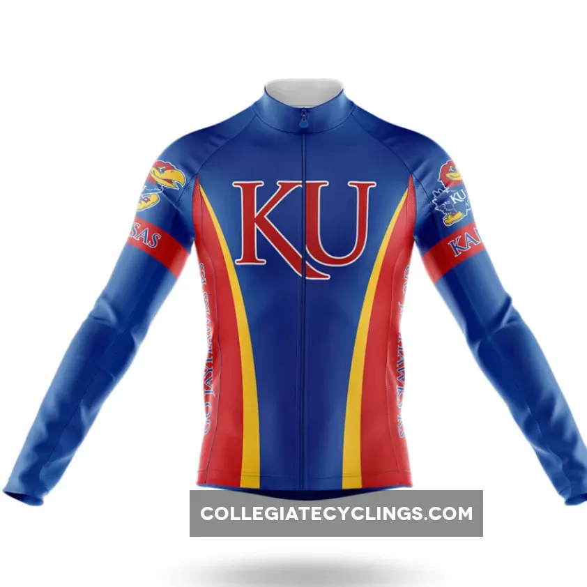 University of Kansas Long Sleeve Cycling Jersey