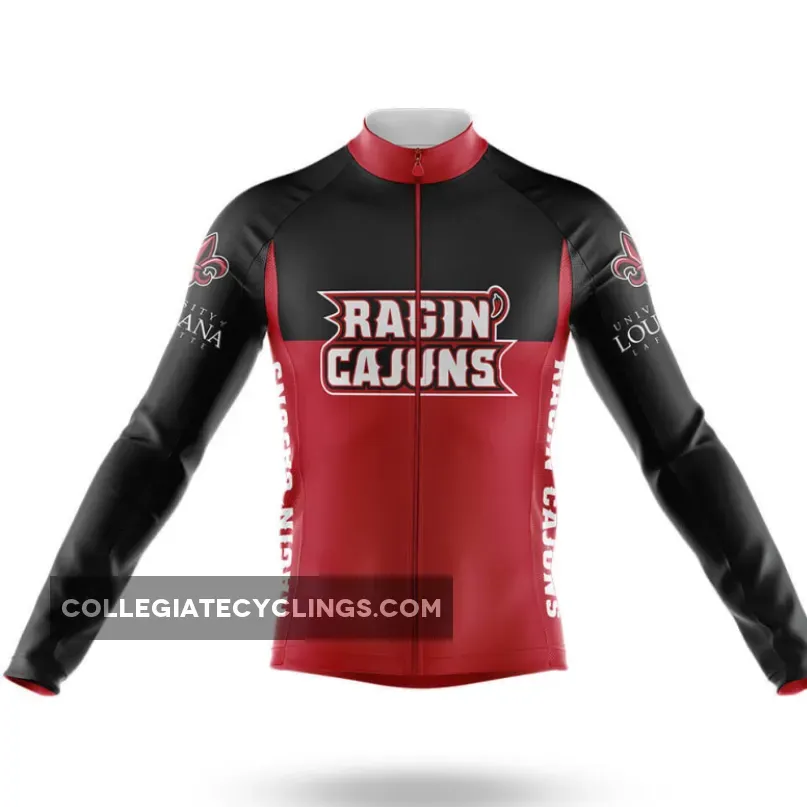 University of Louisiana Lafayette Long Sleeve Cycling Jersey Ver.2