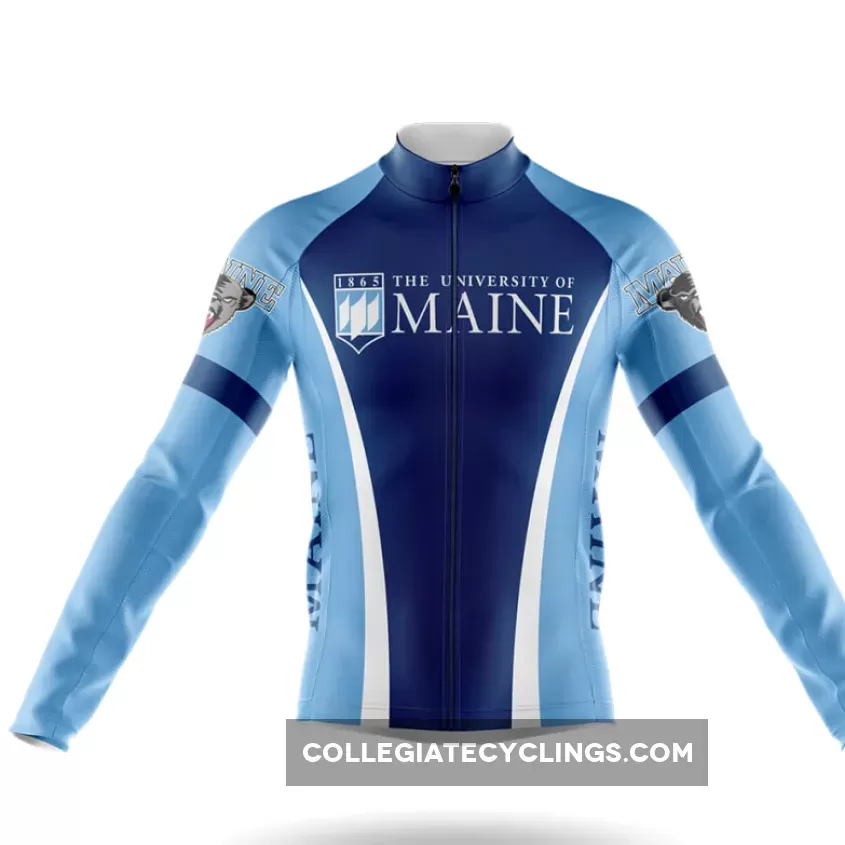 University of Maine Long Sleeve Cycling Jersey
