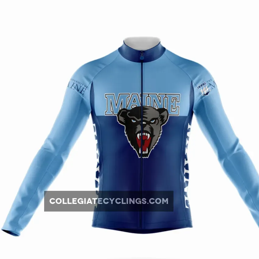 University of Maine Long Sleeve Cycling Jersey Ver.2