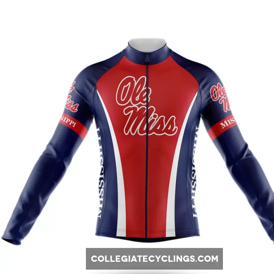 University of Mississippi Long Sleeve Cycling Jersey