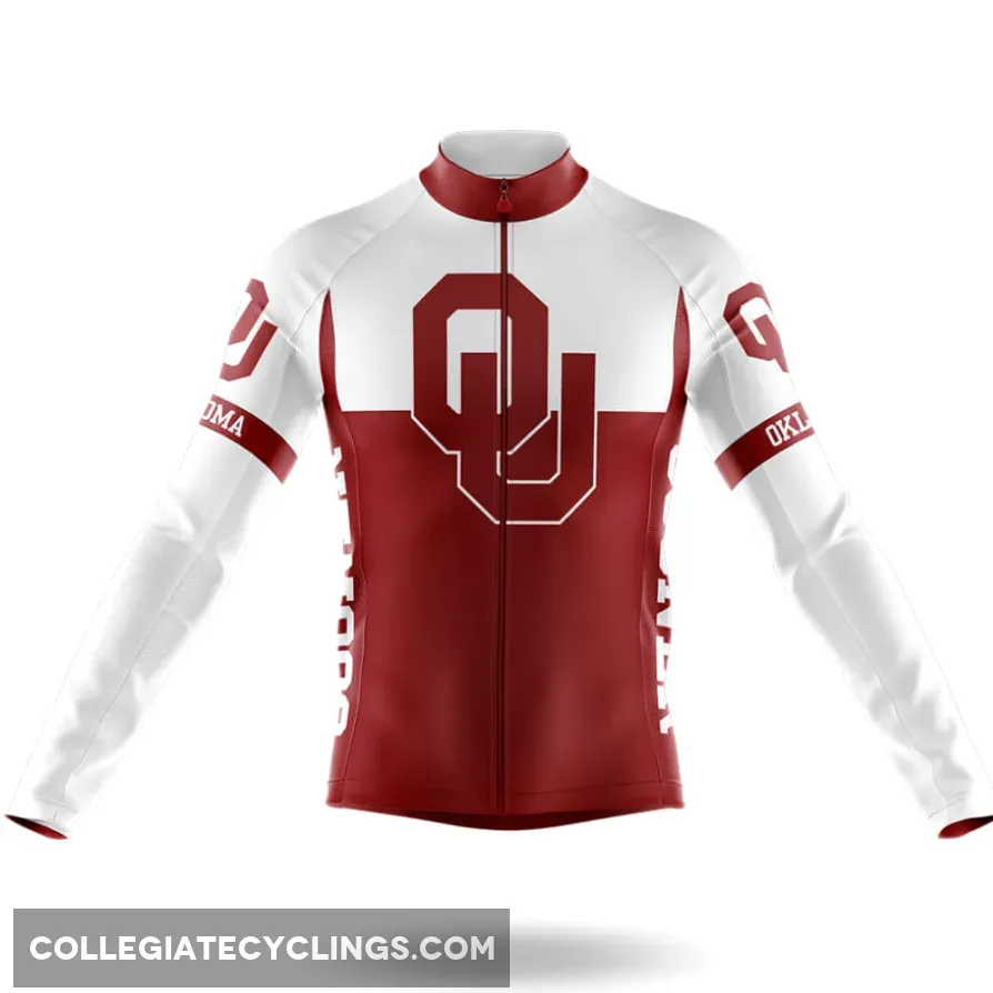University of Oklahoma Long Sleeve Cycling Jersey Ver.2