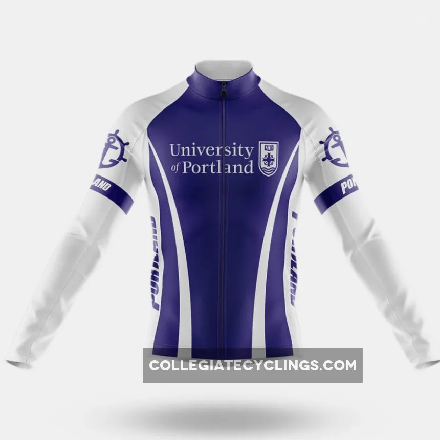 University of Portland Long Sleeve Cycling Jersey