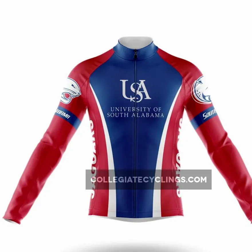 University of South Alabama Long Sleeve Cycling Jersey