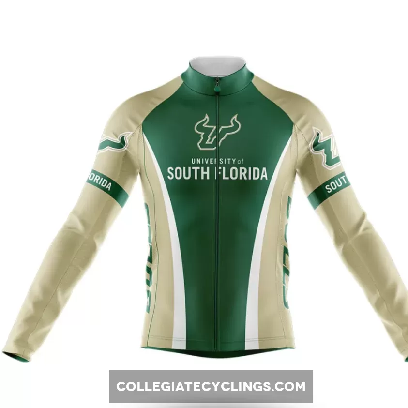 University of South Florida Long Sleeve Cycling Jersey