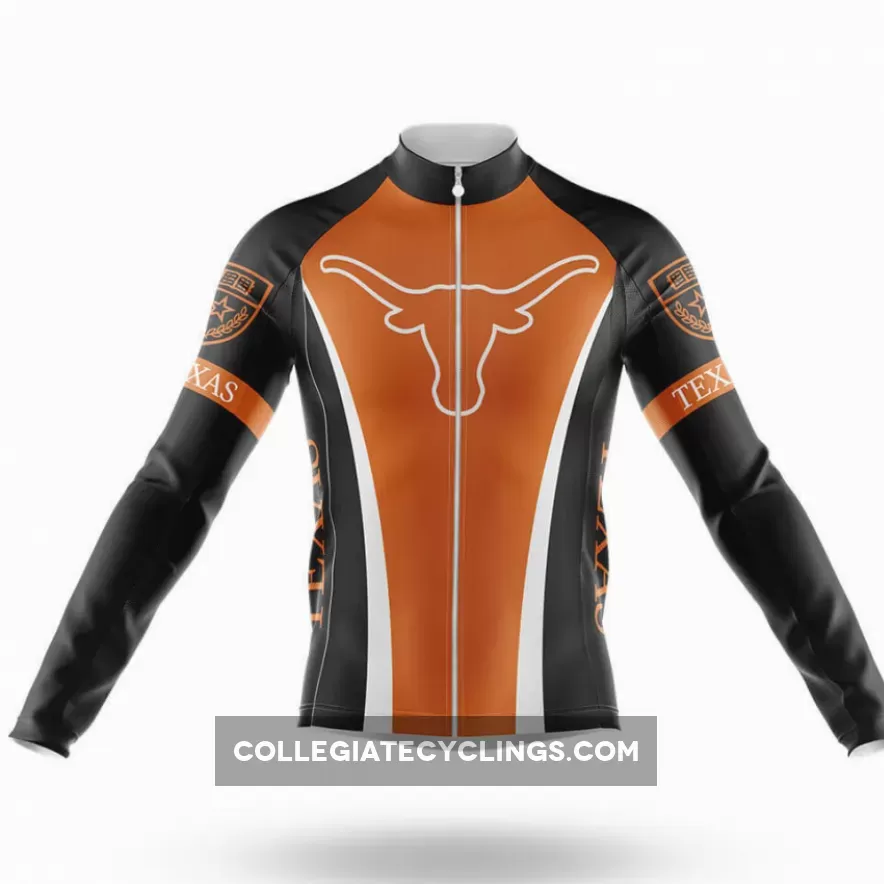 University of Texas Austin Long Sleeve Cycling Jersey