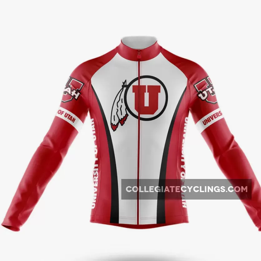University of Utah Long Sleeve Cycling Jersey