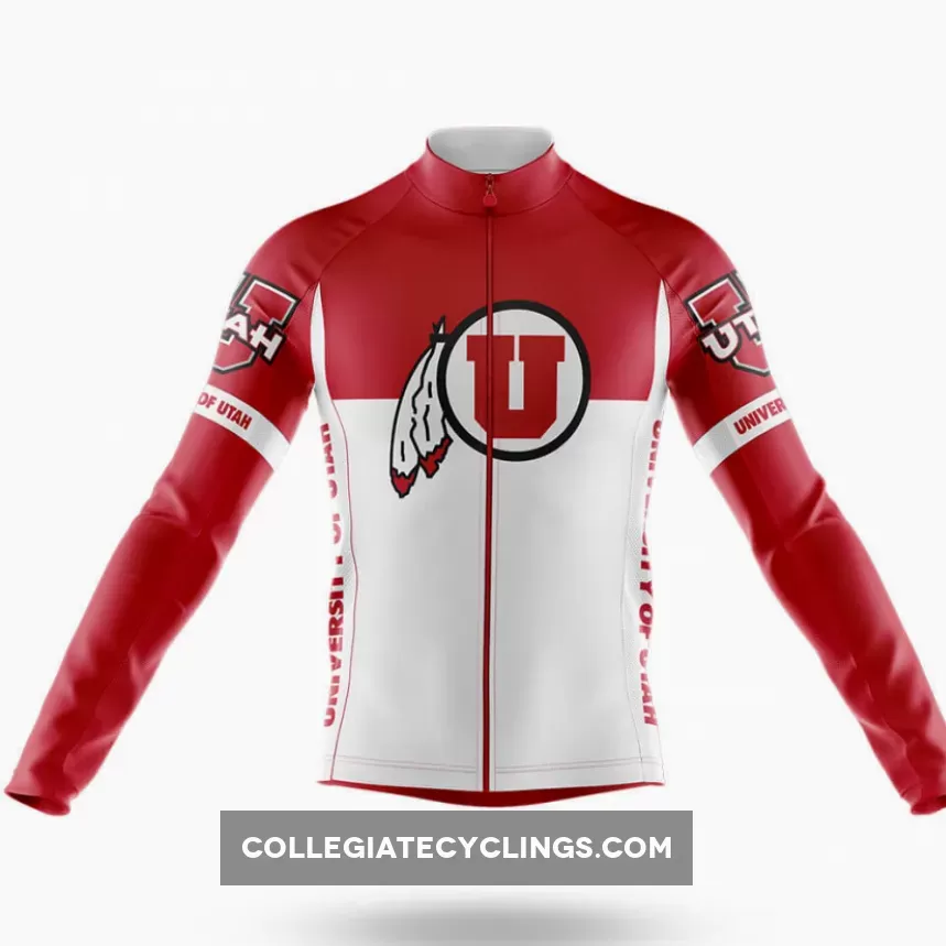 University of Utah Long Sleeve Cycling Jersey Ver.2