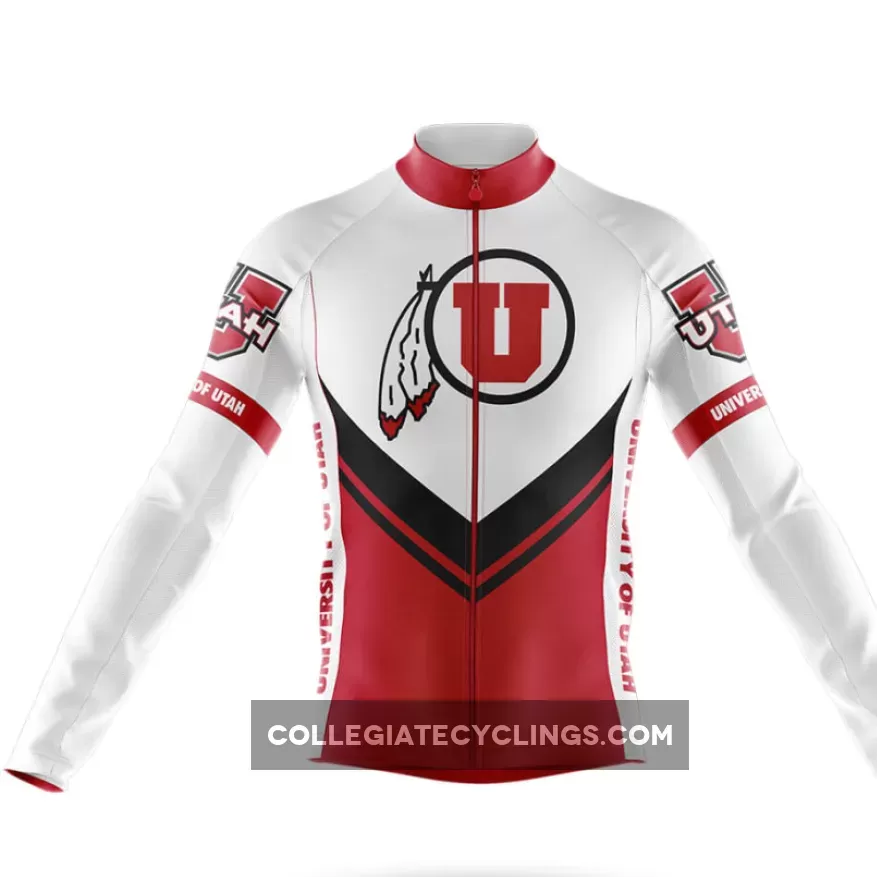 University of Utah Long Sleeve Cycling Jersey Ver.3