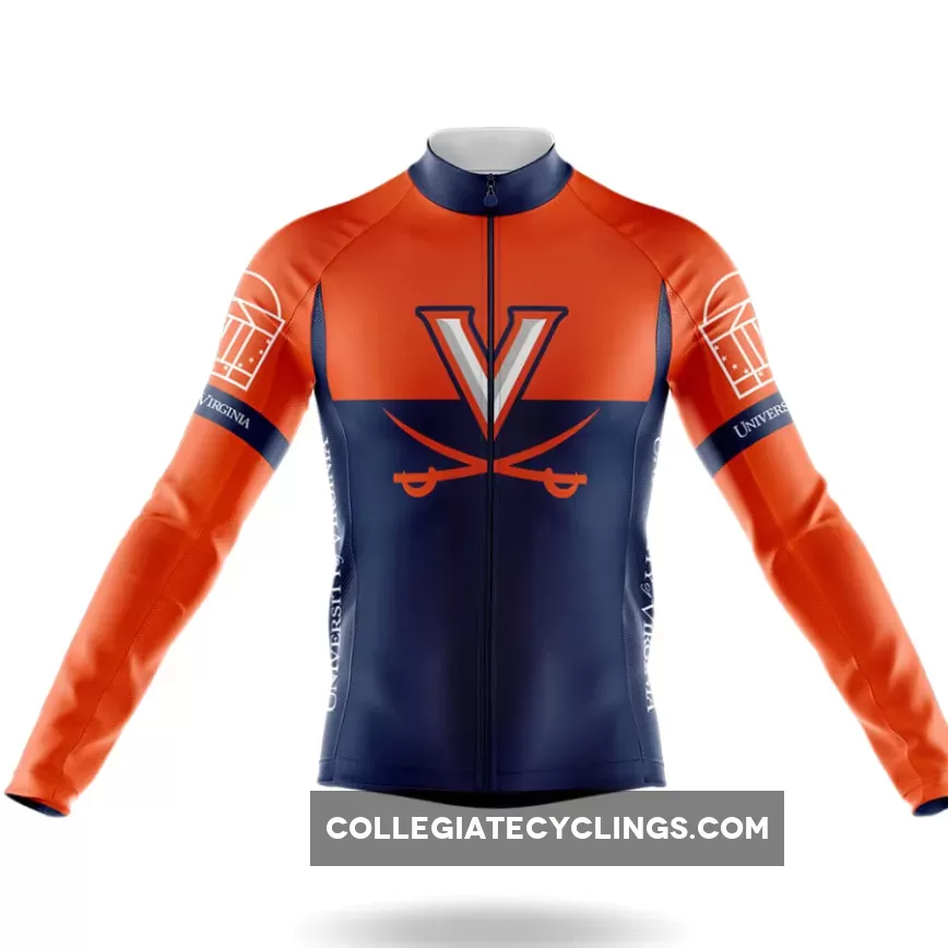 University of Virginia Long Sleeve Cycling Jersey Ver.2