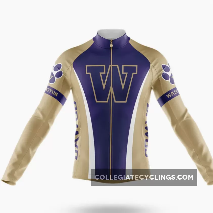 University of Washington Long Sleeve Cycling Jersey