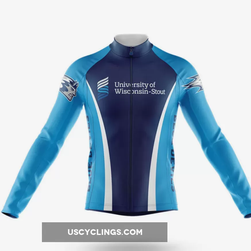 University of Wisconsin-Stout Long Sleeve Cycling Jersey