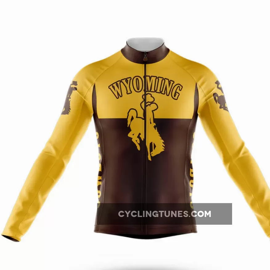 University of Wyoming Long Sleeve Cycling Jersey Ver.2