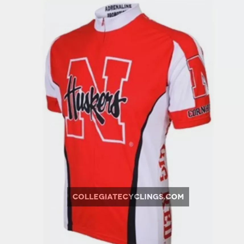 UNL University of Nebraska–Lincoln Cornhuskers Cycling Short Sleeve Jersey