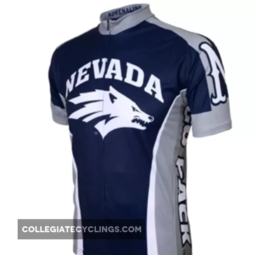 UNR University of Nevada Reno Wolf Pack Cycling Short Sleeve Jersey