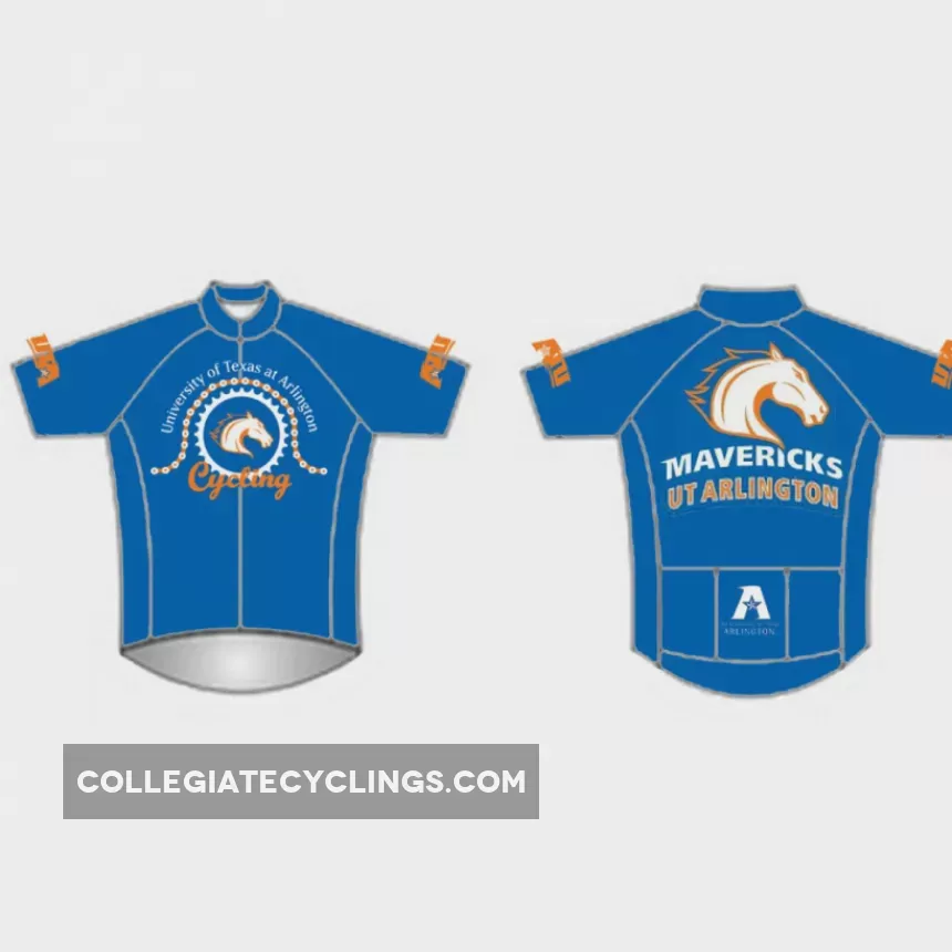 UTA University of Texas UT Arlington MAVERICKS Cycling Jersey