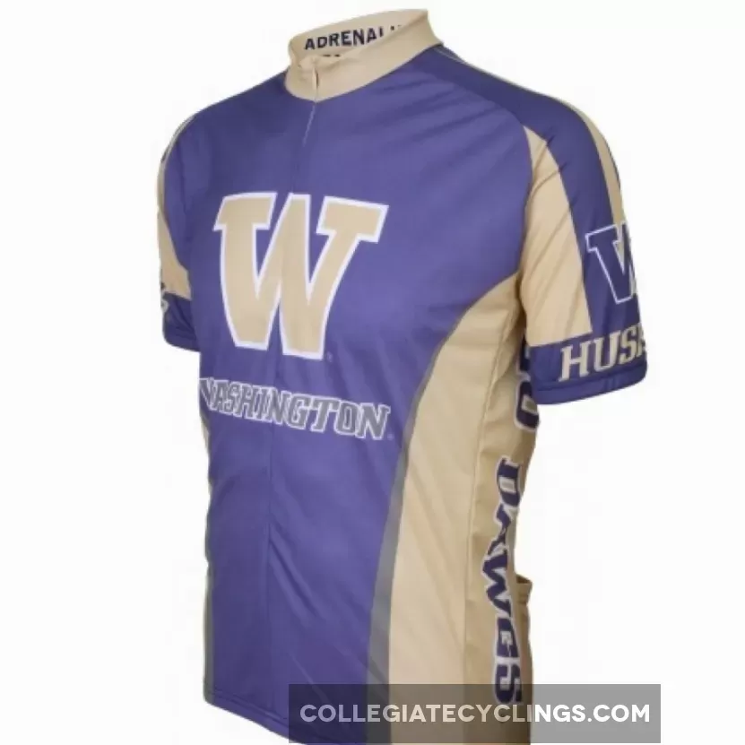 UW University of Washington Huskies Cycling Short Sleeve Jersey
